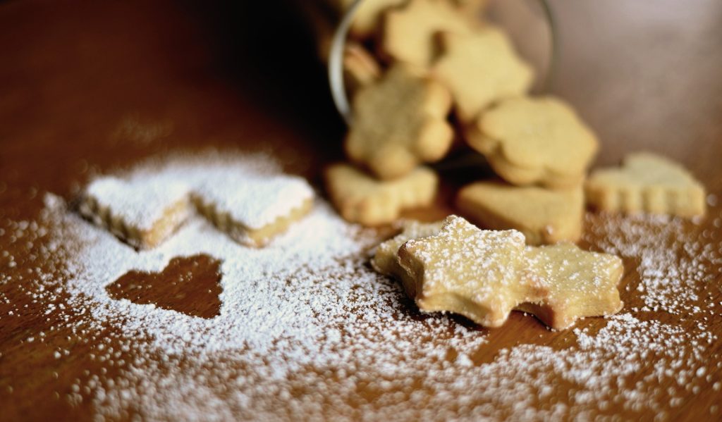 Different shaped biscuits