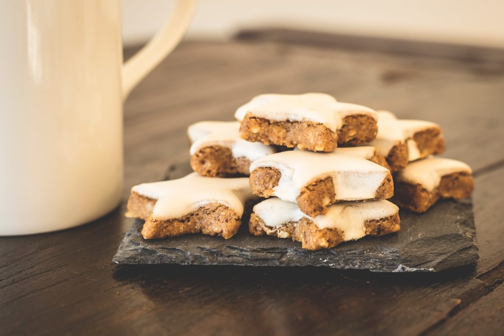 star-shaped biscuits