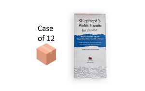 BFCR03 - Shepherd's Welsh Biscuits for Chheese, Spelt & Sea Salt Biscuits, 144g box, case of 12