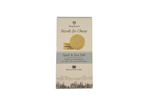 Spelt & Sea Salt Biscuits for Cheese - 144g box